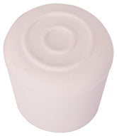 ProSource FE-50646-B Furniture Leg Tip, Round, Rubber, White, 1-1/8 in Dia, 1.6 in H